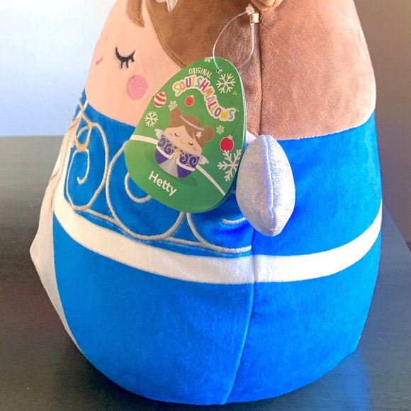 2021 12" Hetty 1424 Blue Silver Christmas Angel Plush Retired Squishmallows MWMT - Picture 4 of 6